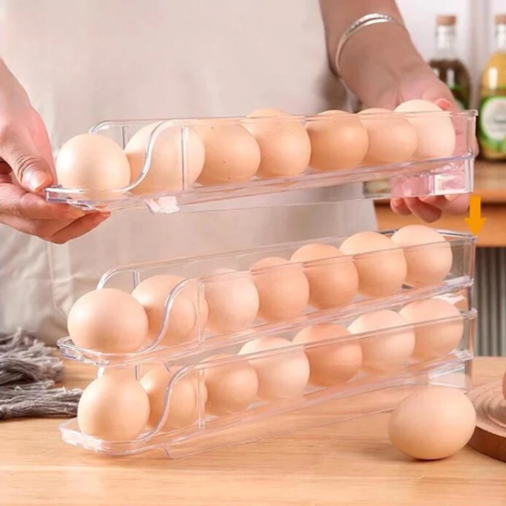 Miniatura 3 de Bandeja Soporte De Huevos 3 Niveles